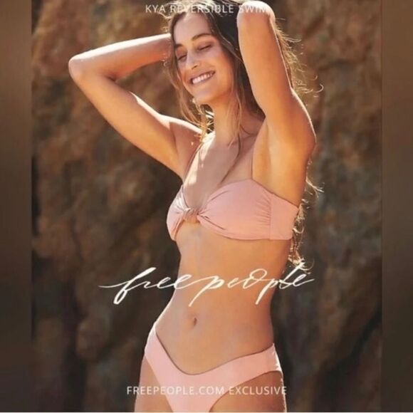 Free People X Kya Reversible Two Piece Swim Set Large - Picture 1 of 8
